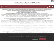 Tablet Screenshot of lurkocipo.hu